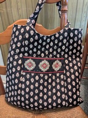 VERA BRADLEY Paisley French Country Tote, Retired, EUC!!!